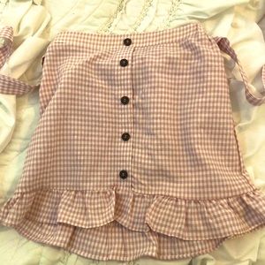 Purple plaid skirt!!